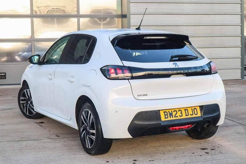 White Used 2023 Peugeot 208 Active+ Hatchback | £11,453 (Fair price) - Image 1/4