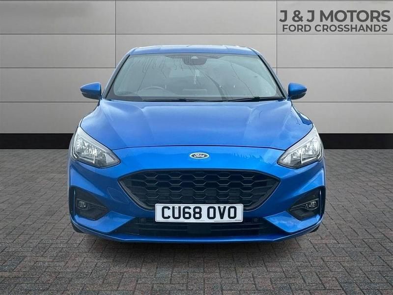 Used Ford Focus ST-Line X 125 HP (91 kW) 2018 Blue Hatchback