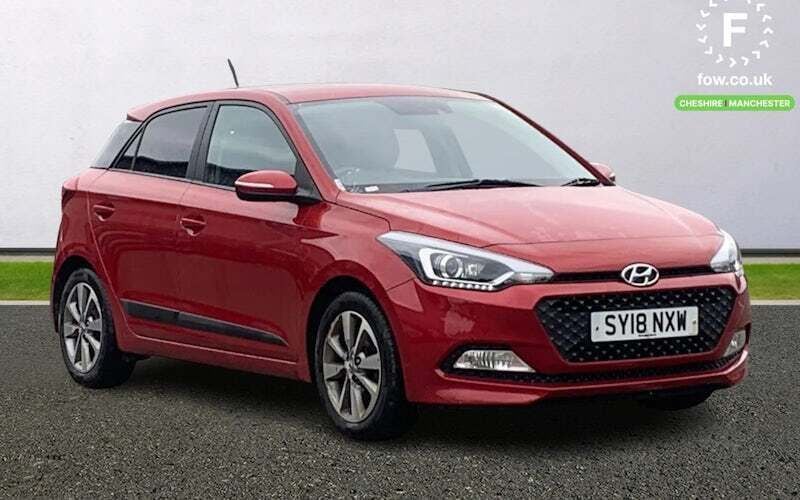 Red Used 2017 Hyundai i20 Premium Hatchback | £9,099 (Fair price) - Image 1/3