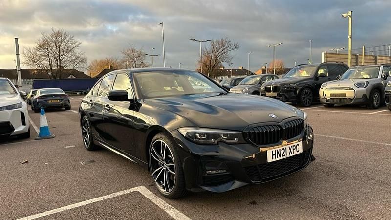 Black Used 2021 BMW 330 M Sport | £28,258 (Fair price) - Image 1/4