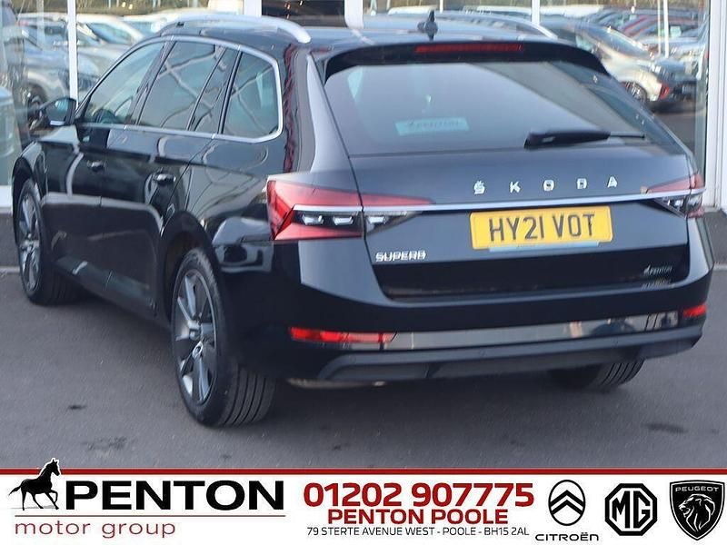 Used Skoda Superb SE L 150 HP (110 kW) 2021 Black Estate