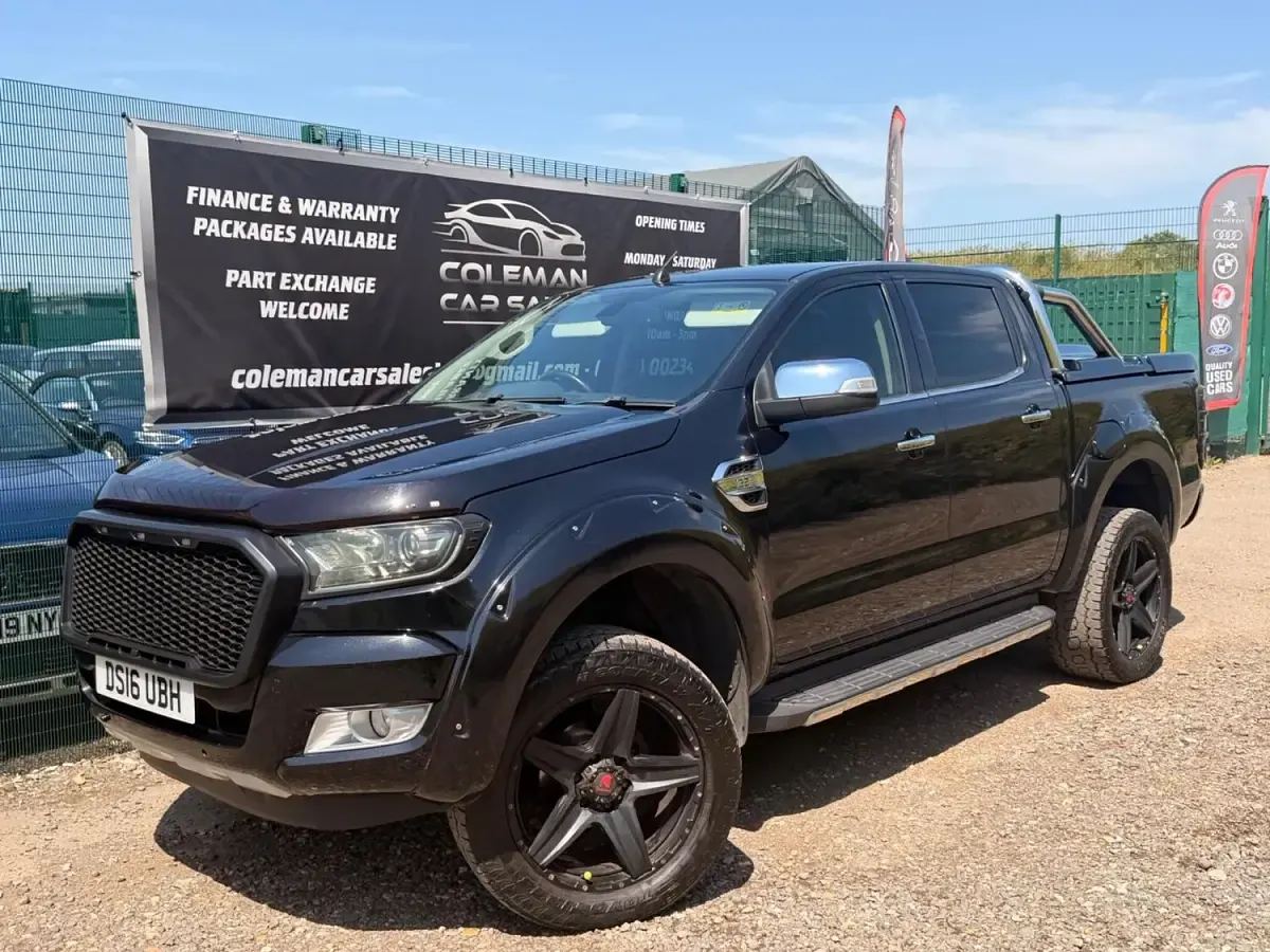 Used Ford Ranger Limited 200 HP (147 kW) 2016 Black Pickup