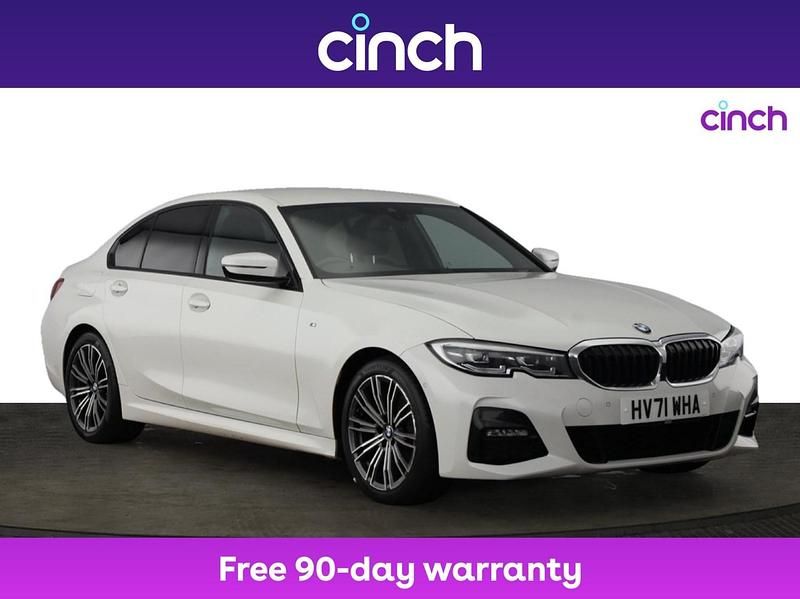 White Used 2021 BMW 320 M Sport Sedan | £20,849 (Fair price) - Image 1/3