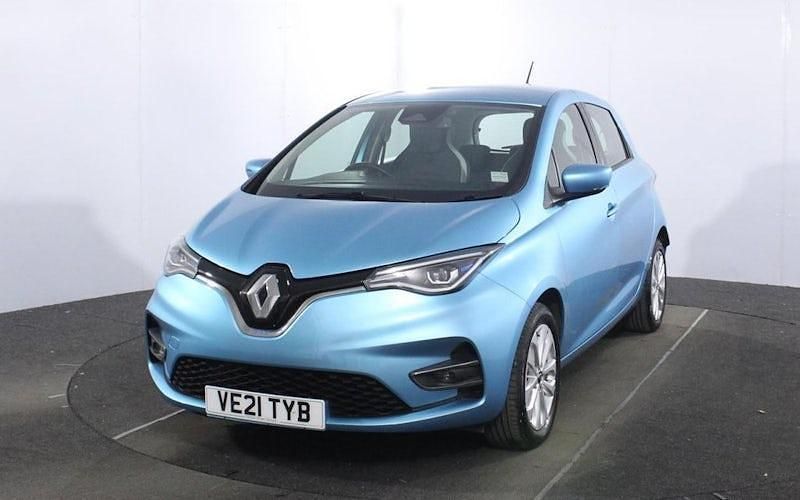 Usado Renault Zoe Iconic 100 kW (136 HP) 2021 Azul Citadino