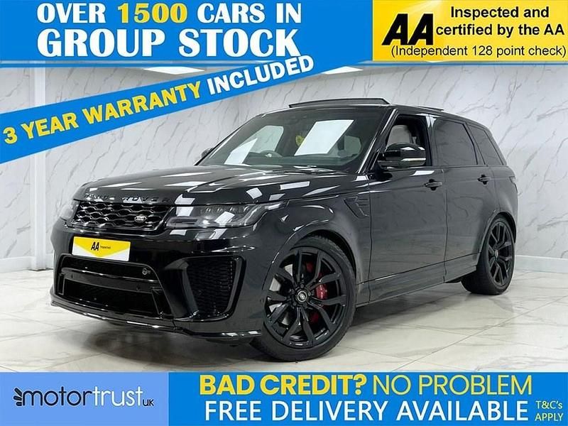 Black Used 2021 Land Rover Range Rover Sport SVR SUV | £50,000 (Super price) - Image 1/2