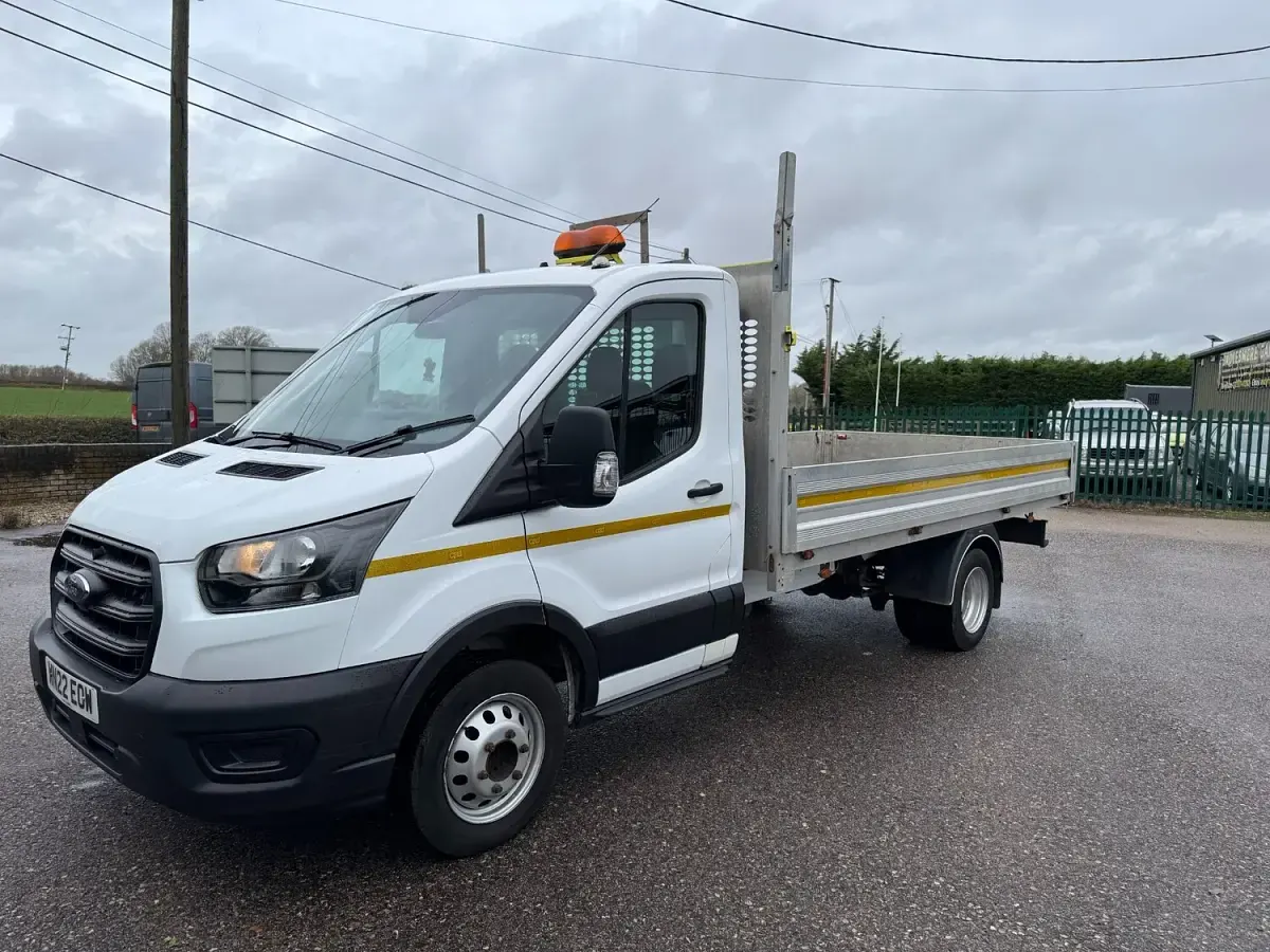 Used Ford Transit 130 HP (95 kW) 2022 White Cabriolet