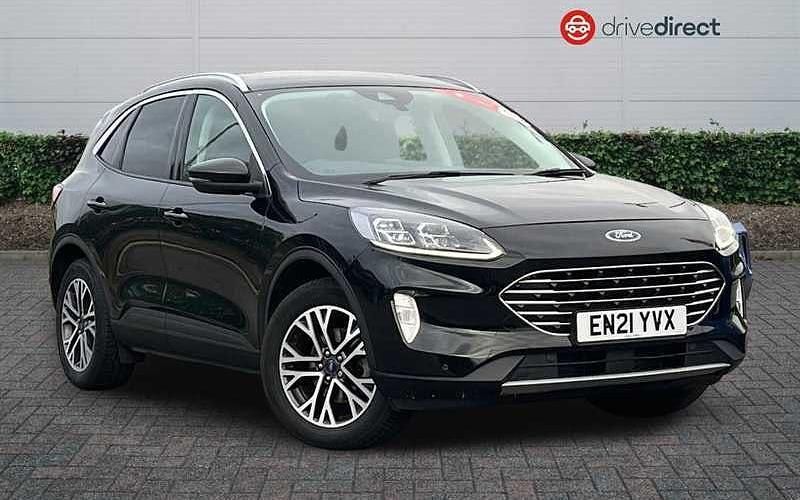 Black Used 2021 Ford Kuga Titanium SUV | £19,600 (Good price) - Image 1/4