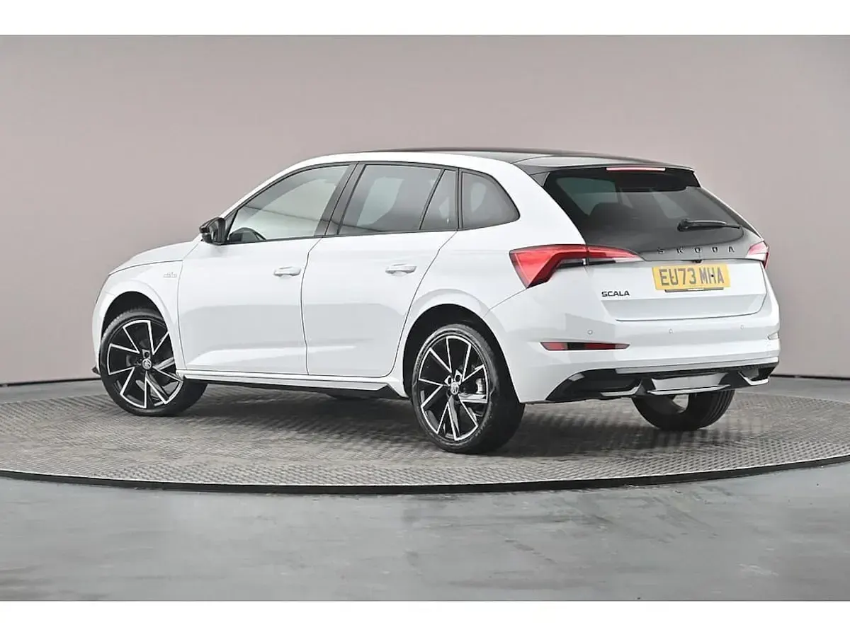 Used Skoda Scala Monte Carlo 81 HP (59 kW) 2023 Moon white metallic Hatchback