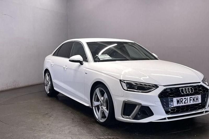 White Used 2021 Audi A4 S-Line Sedan | £20,499 (Super price) - Image 1/1