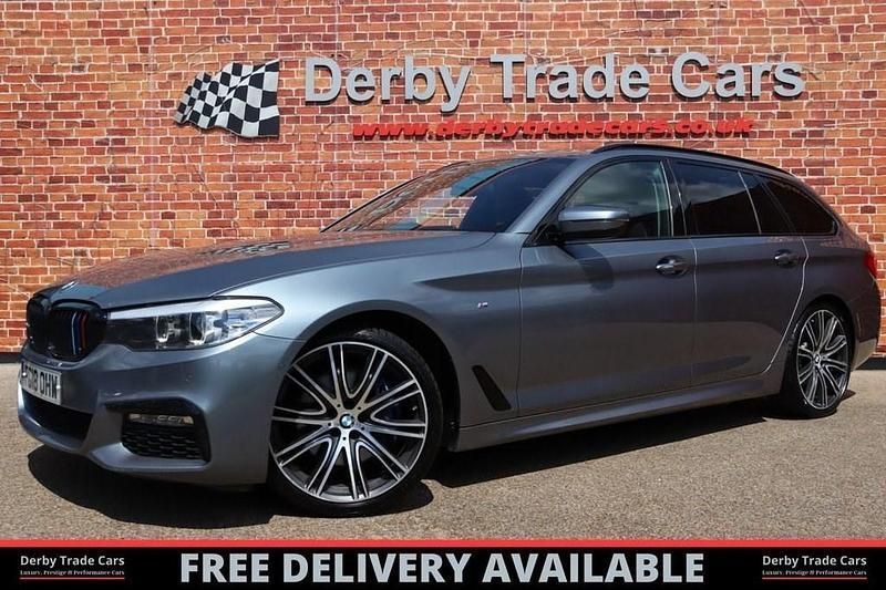 Blue Used 2018 BMW 530 M Sport Estate | £18,990 (Fair price) - Image 1/4
