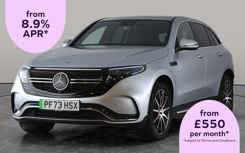 Silver Used 2023 Mercedes EQC400 AMG line SUV | £30,347 (Fair price) - Image 1/3