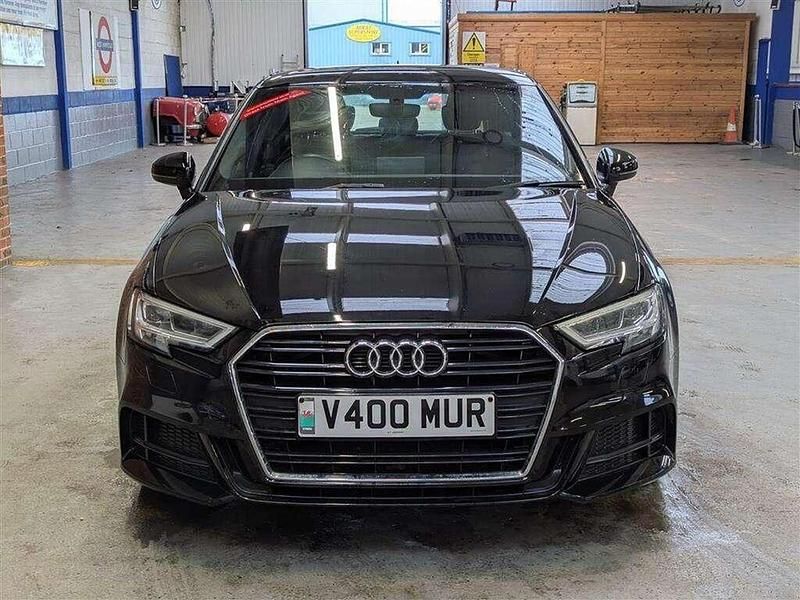 Used Audi A3 Sportback S-Line 150 HP (110 kW) 2019 Black Hatchback