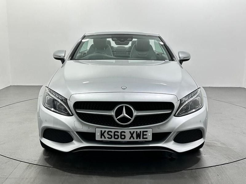 Used Mercedes C220 170 HP (125 kW) 2017 Silver Cabriolet
