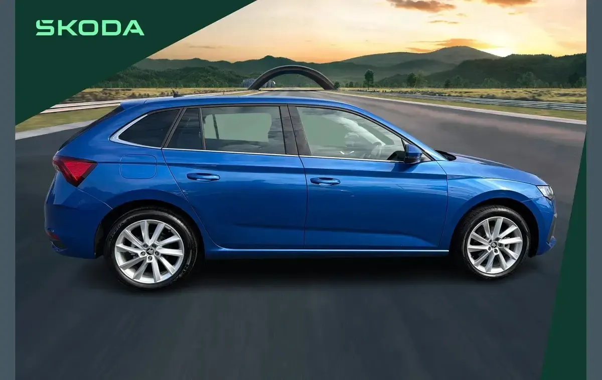 Used Skoda Scala SE L 115 HP (84 kW) 2025 Blue Hatchback
