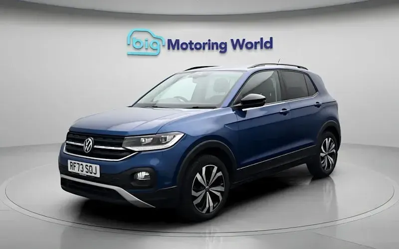 Used VW T-Cross Black Edition 95 HP (69 kW) 2023 Blue SUV