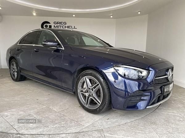 Blue Used 2021 Mercedes E300 AMG line Sedan | £27,950 (Fair price) - Image 1/4