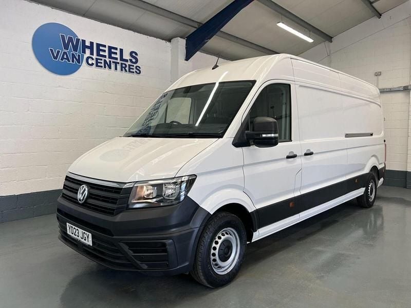 White Used 2023 VW Crafter Trendline Van | £19,497 (Super price) - Image 1/4