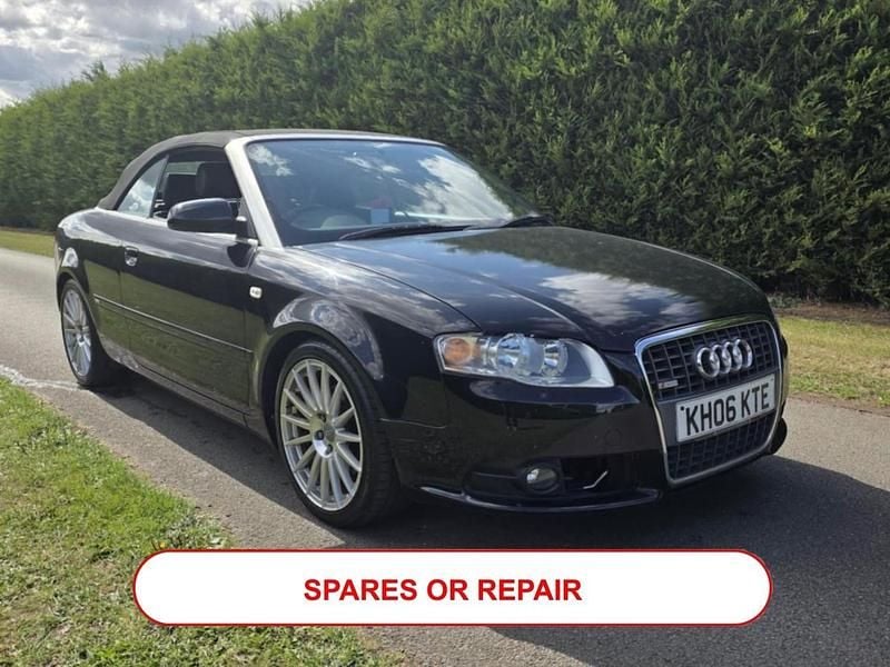Black Used 2006 Audi A4 Cabriolet S-Line Cabriolet | £795 - Image 1/4