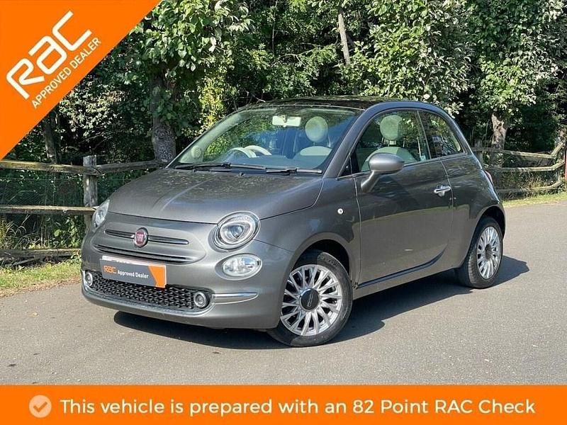 Grey Used 2018 Fiat 500 Lounge Hatchback | £10,470 (Fair price) - Image 1/3
