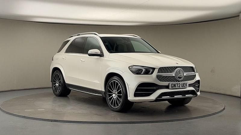 Diamond white Used 2022 Mercedes GLE400 AMG line SUV | £44,000 (Super price) - Image 1/4