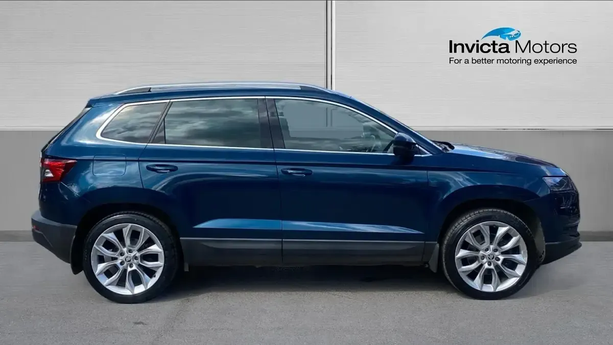Used Skoda Karoq 150 HP (110 kW) 2019 Blue SUV