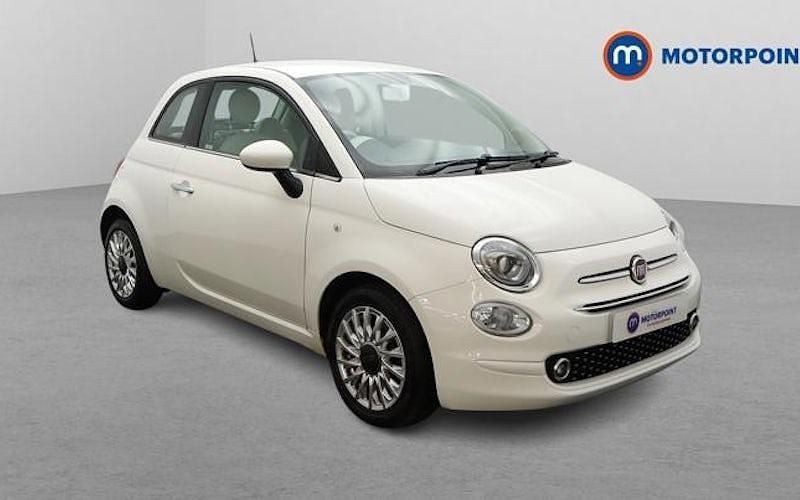 Used Fiat 500 Lounge 69 HP (50 kW) 2019 White Hatchback