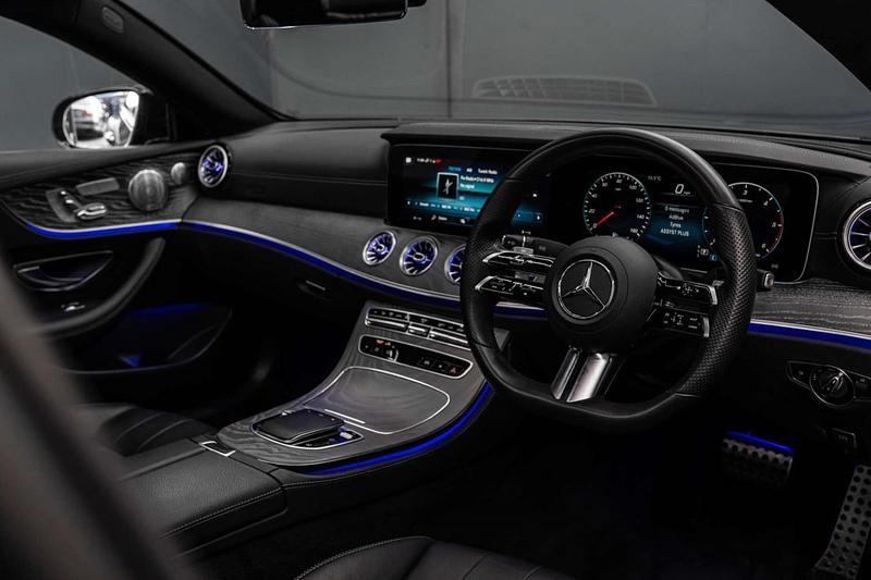 Used Mercedes E220 AMG line 194 HP (142 kW) 2022 Grey Coupe