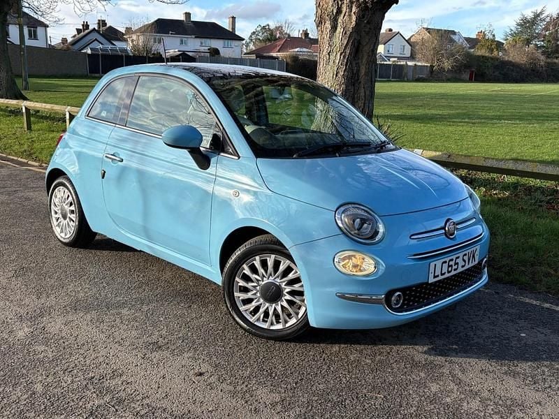 Blue Used 2015 Fiat 500 Lounge Hatchback | £5,995 (Good price) - Image 1/4
