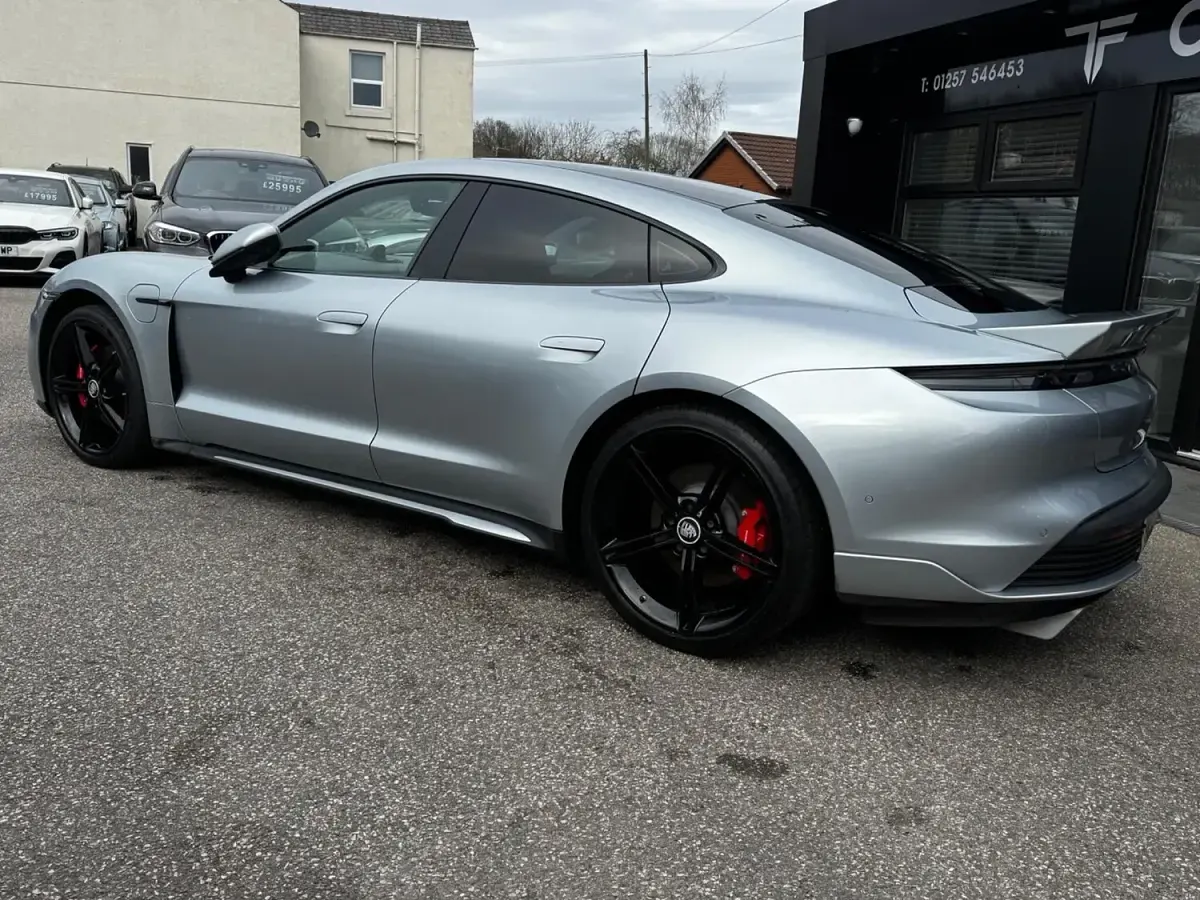 Used Porsche Taycan Performance Package 419 kW (571 HP) 2020 Silver Sedan