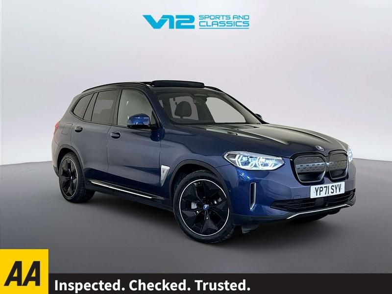 Used BMW iX3 Luxury Line 210 kW (286 HP) 2021 Blue SUV