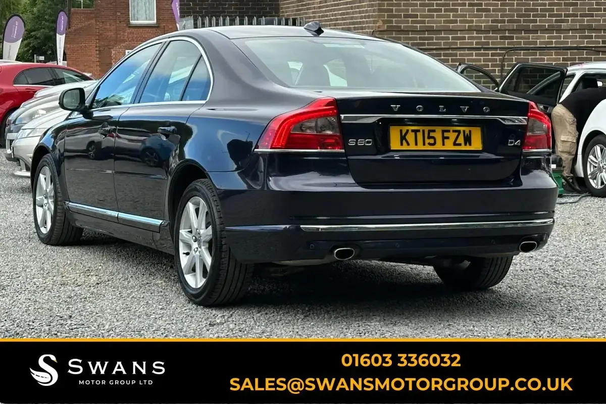 Used Volvo S80 SE Lux 181 HP (133 kW) 2015 Blue Sedan