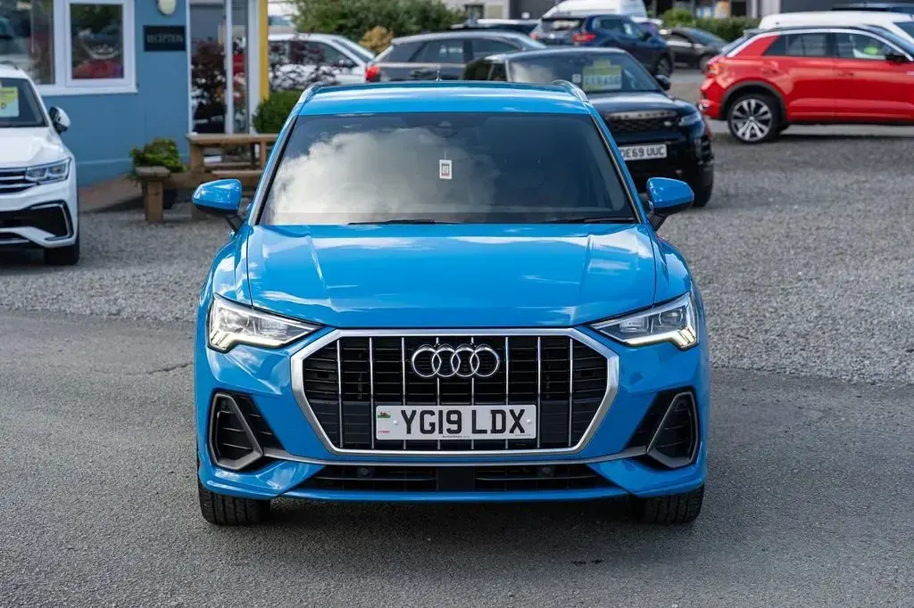 Used Audi Q3 S-Line 150 HP (110 kW) 2019 Blue SUV