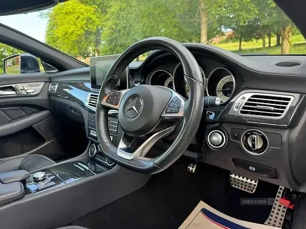 Used Mercedes CLS350 AMG line 2015 Blue Coupe