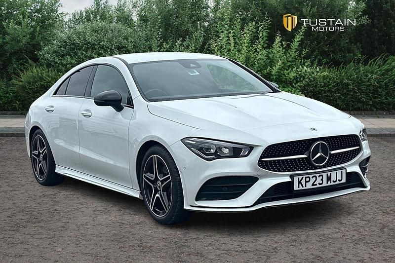Digital white Used 2023 Mercedes CLA180 Executive Sedan | £25,999 (Fair price) - Image 1/4