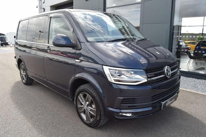 Used VW T6 Highline 150 HP (110 kW) 2017 Blue Van