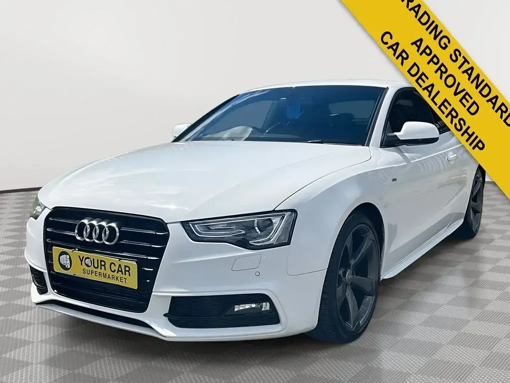 Used Audi A5 Black Edition 177 HP (130 kW) 2013 White Coupe