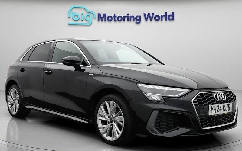 Used Audi A3 Sportback e-tron S-Line 204 HP (150 kW) 2024 Black Hatchback