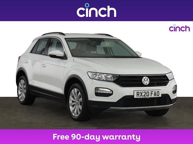 White Used 2020 VW T-Roc SE SUV | £16,419 (Fair price) - Image 1/3