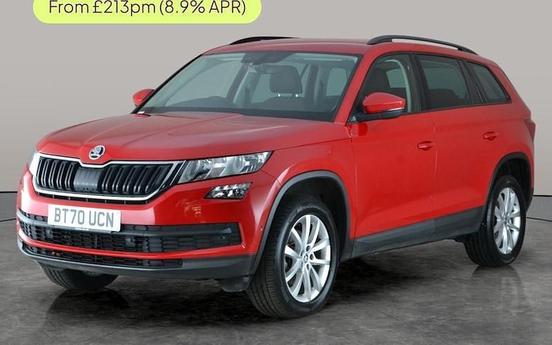 Used Skoda Kodiaq SE 150 HP (110 kW) 2019 Red SUV
