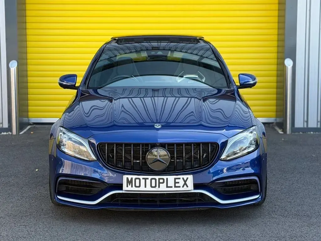 Used Mercedes C63 AMG Premium Plus 476 HP (350 kW) 2019 Blue Sedan