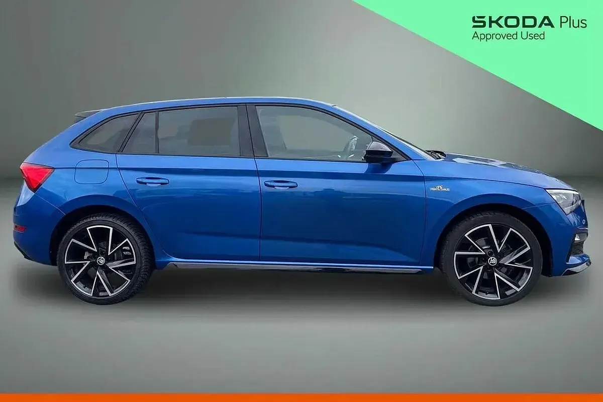 Used Skoda Scala Monte Carlo 150 HP (110 kW) 2021 Race blue metallic Hatchback
