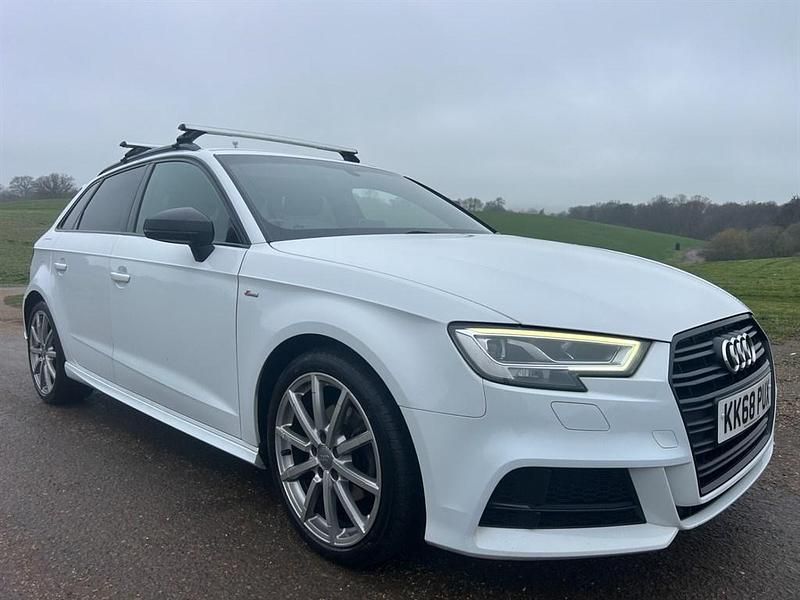 Used Audi A3 Sportback Black Edition 2019 White Hatchback