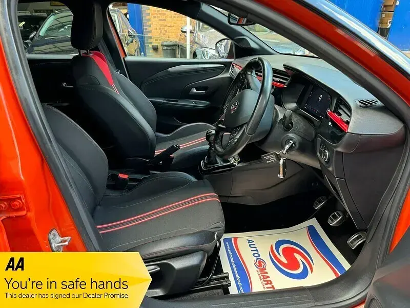 Used Vauxhall Corsa SRi 100 HP (73 kW) 2022 Orange Hatchback