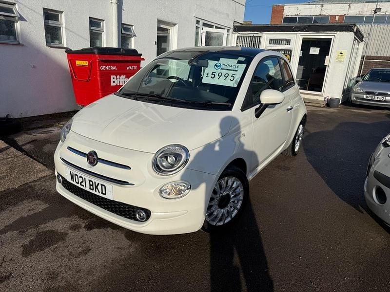White Used 2021 Fiat 500 Lounge Hatchback | £5,995 (Super price) - Image 1/4