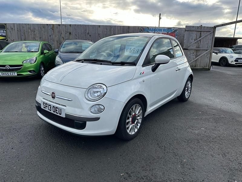 Used Fiat 500 69 HP (50 kW) 2013 White Hatchback