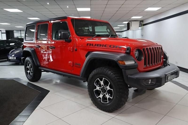 Used Jeep Wrangler Rubicon 272 HP (200 kW) 2021 Red SUV