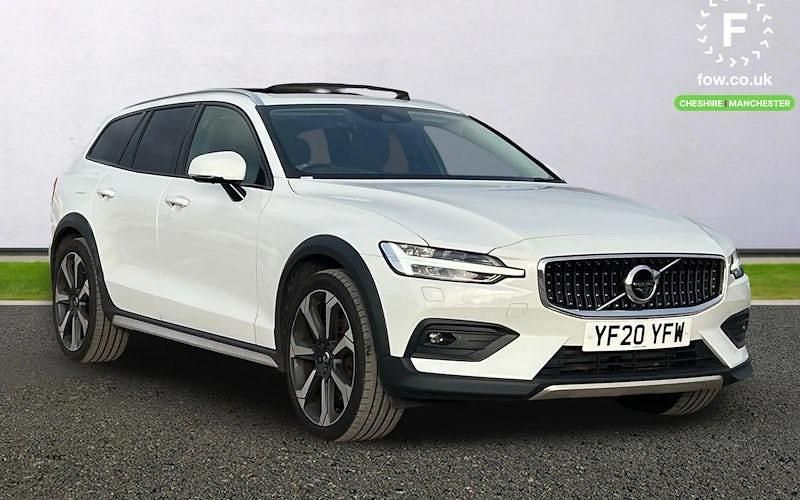 White Used 2020 Volvo V60 CC Plus Estate | £28,499 (A bit pricey) - Image 1/4