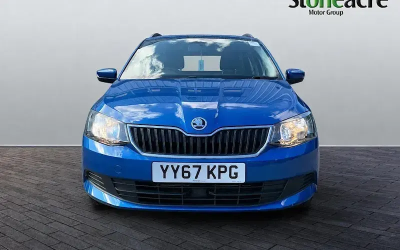 Used Skoda Fabia SE 95 HP (69 kW) 2021 Blue Hatchback