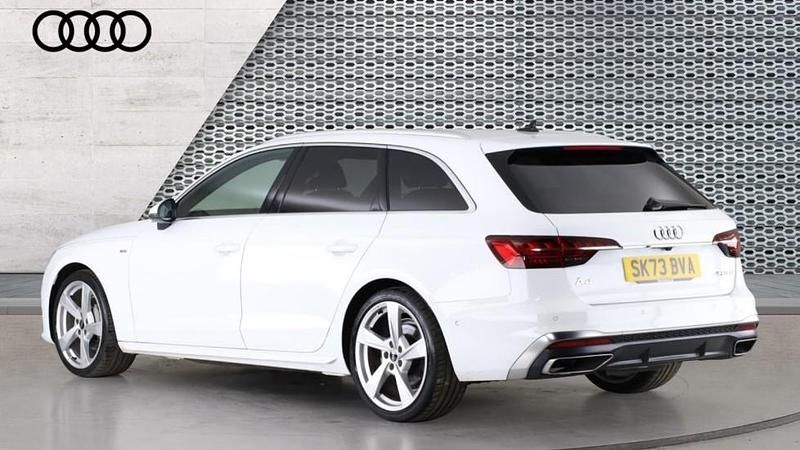 Used Audi A4 S-Line 204 HP (150 kW) 2023 White Estate
