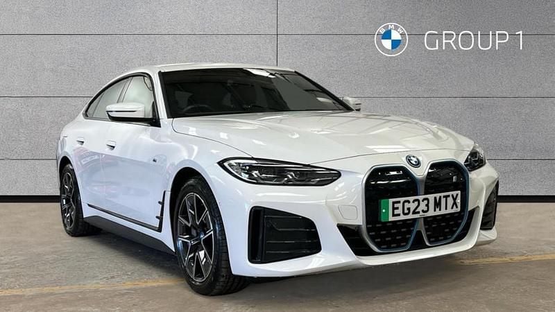 White Used 2023 BMW i4 M Sport Sedan | £31,450 (Super price) - Image 1/4